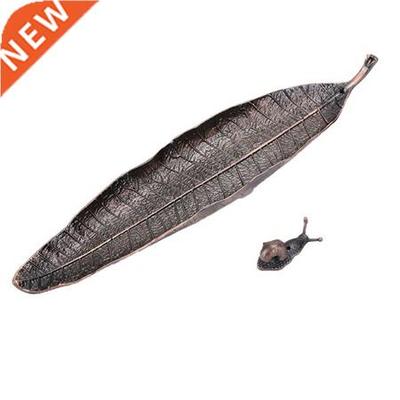 Antique Home Decor Incense Holder Set Leaf Snail Incense
