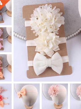 3Pcs/set Kids Elastic Floral Hairband Set Children'S Simple