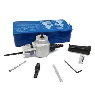 Double Head Sheet Nibbler Cutter Holder Tool Drill Attachmen