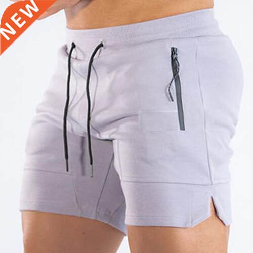 Hot Summer New Men Shorts Gyms Fitness Joggers Mesh Breathab