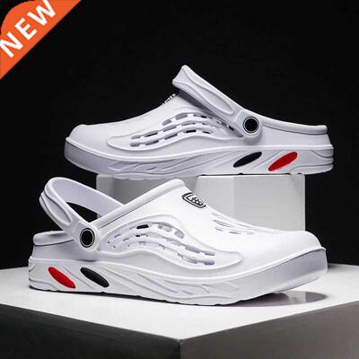 Clogs Men Sandals Men Shoe Summer Fang Man Hoof Thongs Stamp