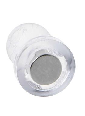 6pcs Transparent Colorless Magnetic Plastic Thumbtack Whiteb