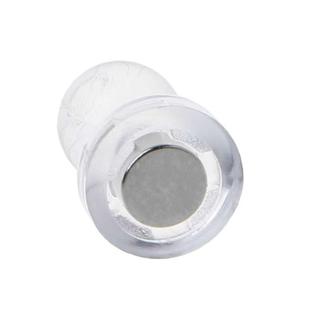 6pcs Transparent Colorless Magnetic Plastic Thumbtack Whiteb