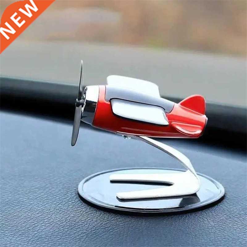 Car interior accessories solar airplane model center console
