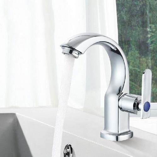 G1/2 Zinc Alloy Big Radian Basin Faucet Bathroom Sink