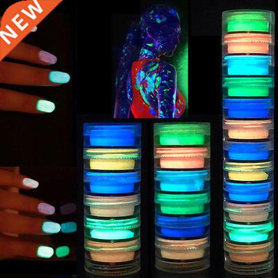 Glow in the Dark Resin Pigment Nail Glitter Resin Neon Phosp