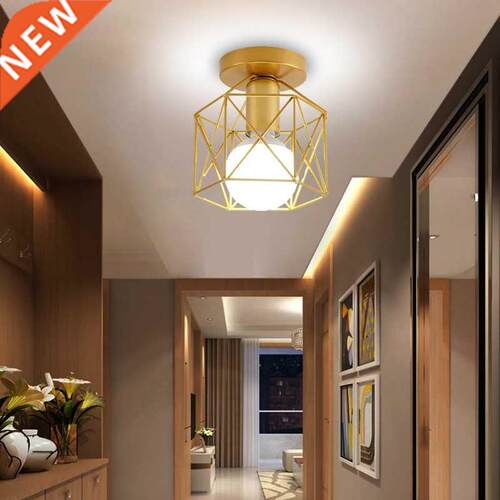 Retro Ceiling Lamp for Entrance Aisle Corridor Nordic Iron H