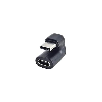 180 Degree Right Angle USB Type C Male To Female USB-C Conv