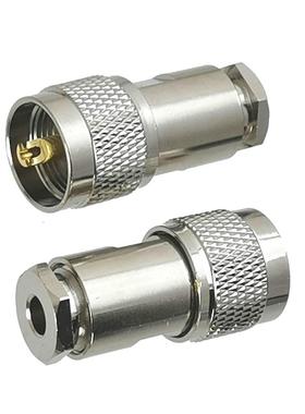 10pcs UHF PL259 Male Plug Connector Clamp RG58 RG142 LMR195