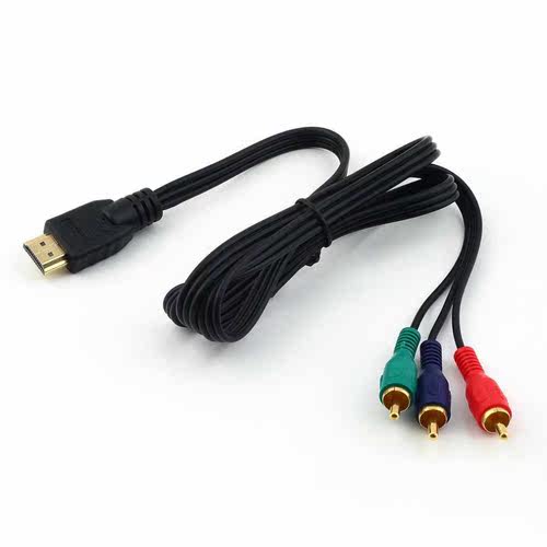 HDMI-compatible To 3RCA 3-RCA 3 RCA Video Component Connecti