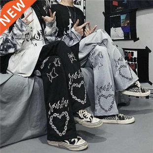 women pants setwear gothic oversize Wide Leg Trousers Casual