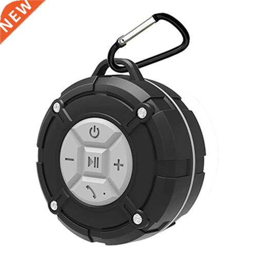 Suction Cup IPX7 Waterproof Bluetooth-compatible Speaker, Sm
