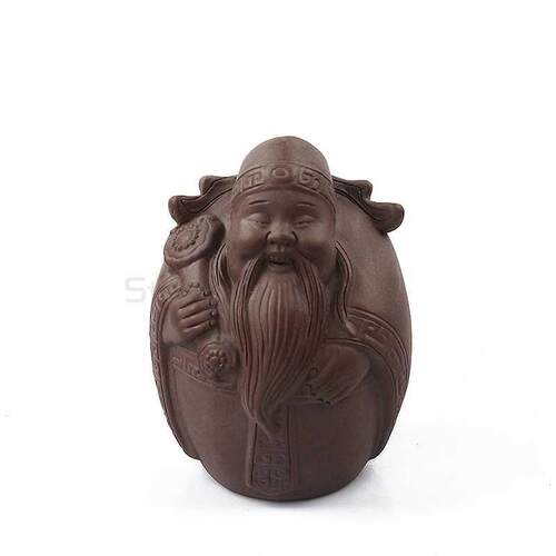 Tea Ceremony Creative Boutique Fu Lu Shou Gods Tea Pet