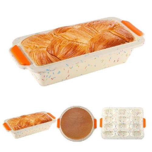 Non-Stick Bread Loaf Meatloaf Pan Silicone Toast Mold