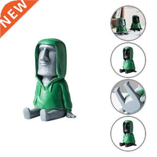 Stylish Phone Holder Non-slip Art Craft Resin Statues