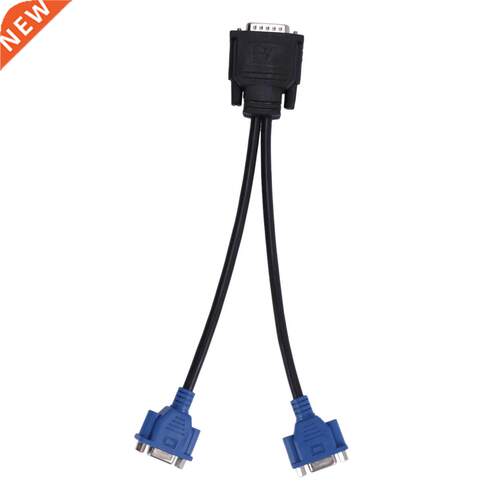 Dms-59 Pin Male To Dual Vga Female Y Splitter Adapter Cable