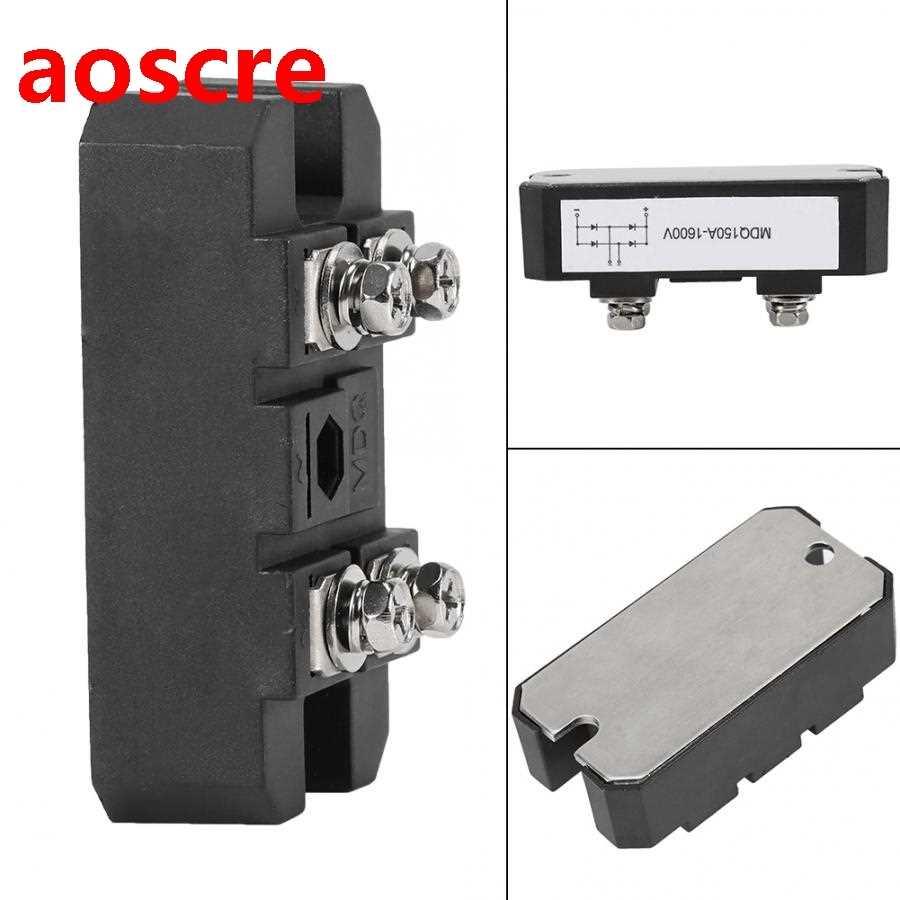 1pcs MDQ150A/1600V Black Single-Phase Diode Bridge Rectifier