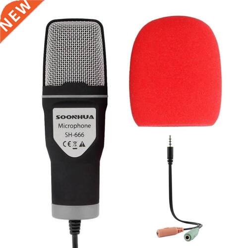 Hot Fashion 3.5mm Desktop Mic Professional Studio Microphone