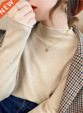 Half Turtleneck Bottoming Shirt Women's Inner Sweater Autumn