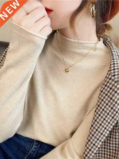 Half Turtleneck Bottoming Shirt Women's Inner Sweater Autumn