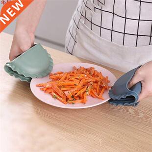Gant de four Anti br lure Silicone cuisine isolation Barbecu
