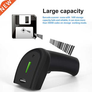 2D Wireless Barcode Scanner,30-100 meters Transfer Distance,