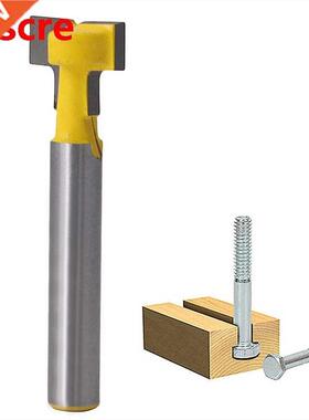 1/2'' T-Slot Cutter Steel Handle Milling Router Bit 1/4'' Sh