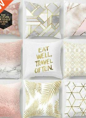 45x45 CM Memory Foam Pillow Pyester Letter Case Car Waist