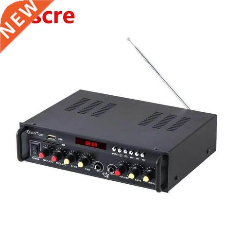 2*60W Bluetooth-Compatible FM Mp3 Player Audio Power AMP HiF