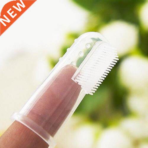 Super Soft Pet Finger Toothbrush Teddy Dog Brush Bad Breath
