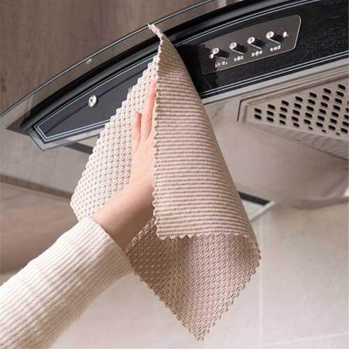 Anti-Grease Wiping Rags Kitchen Efficient Super Absorbent