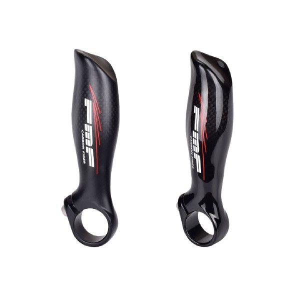 1 Pair Bike MTB Cycling Carbon Handlebar Ends Non-slip-封面