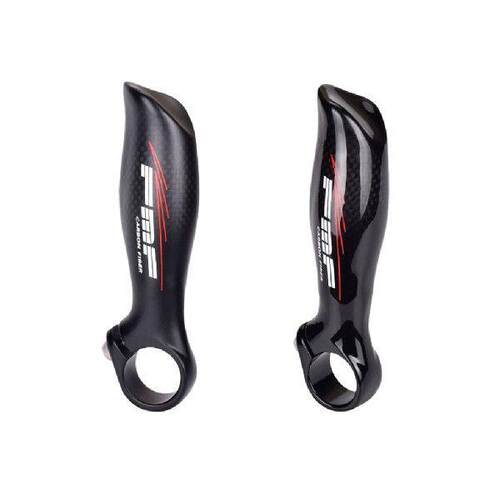 1 Pair Bike MTB Cycling Carbon Handlebar Ends Non-slip