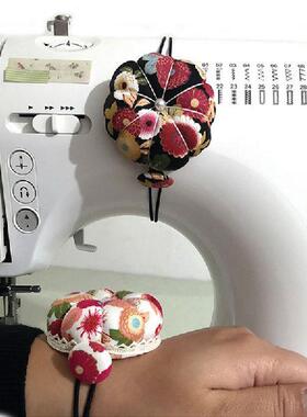 Pumpkin Shaped Needle Pin Cushion Pincushion Wrist Stitch