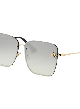 WINFUL 2022 New Fashion Lady Oversize Rimless Square Bee Sun