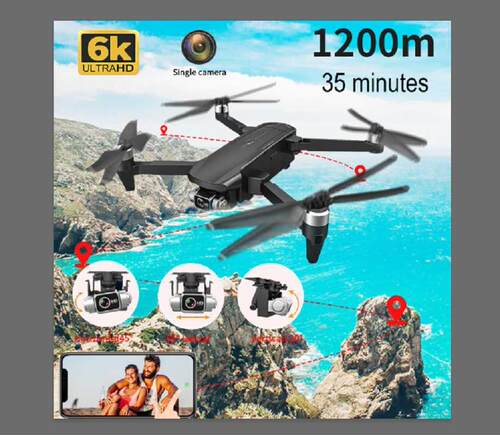 2021 NEW CSF100 Drone 6K HD Camera 3-axis Gimbal 35 mins Fli