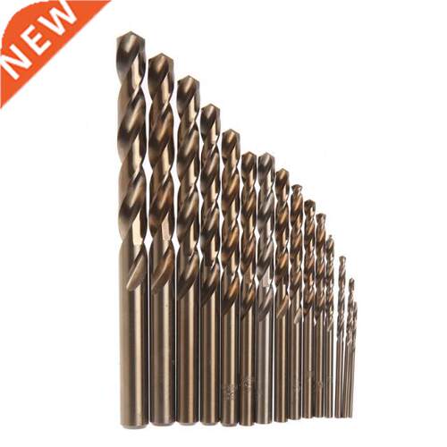15Pcs High Speed Steel Drill Bits M35 HSS Cobalt Twist Drill