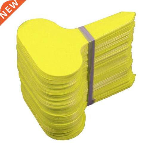 100Pcs Plastic T-type Garden Tags Ornaments Plant Flower