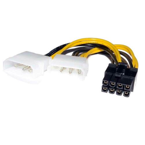 1//5/10 pcs18cm 8Pin To Dual 4Pin Video Card Power Cord Y S
