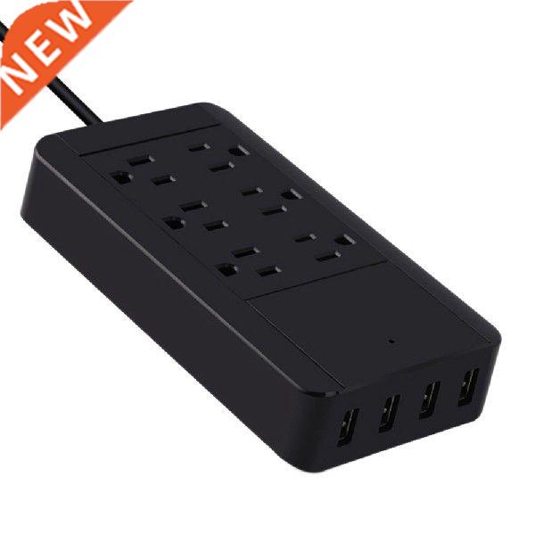 Power Strip 2500W 15A Surge Protector With 6 Outlets And 4