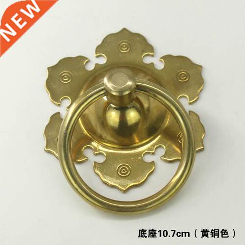 Archaize Chinese style pure copper ring knocker bronze door