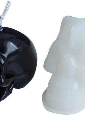 3D Skull Shape Silicone Mold  Candle Plaster Silicone