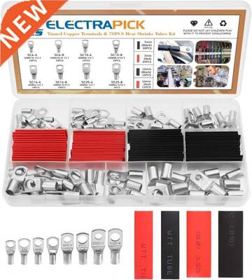 Electrapick 140PCS Bolt Hole Tinned Copper SC Terminals Set-