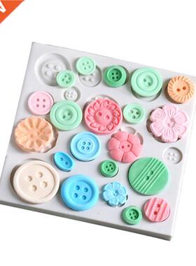 Aouke Button silicone mold  fondant cake mold chocolate f