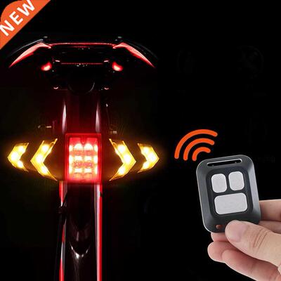 Rear Lamp Smart Bke Wreless Remote Turn Sgnal Lghts Bcy