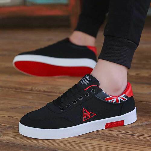 Casual Shoes for Men Lace-up Breathable Sneakers Male Flats