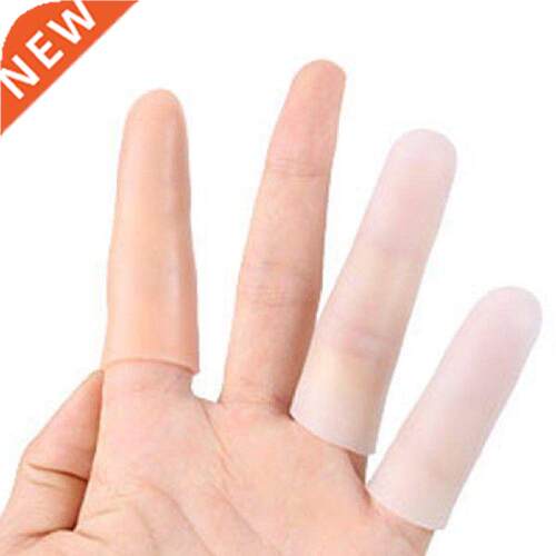 1Pair Finger hood Soft Silicone Thumb Covers Tubes