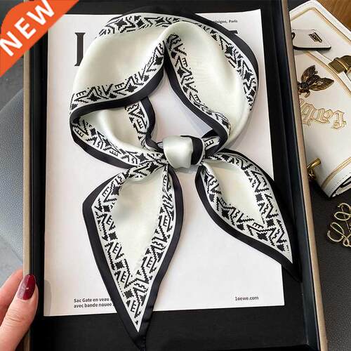 Silk Ribbon Scarf Hairbands for Women Headbands 100x9.5cm Lo