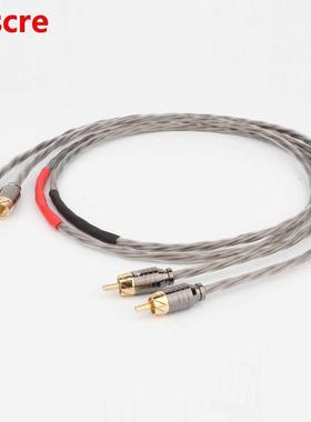 HIFI Odin Silver Plated RCA Interconnect Cable RCA to RCA Au