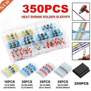 350PCS Heat Shrink Tube Solder Seal Sleeve Waterproof Wire C